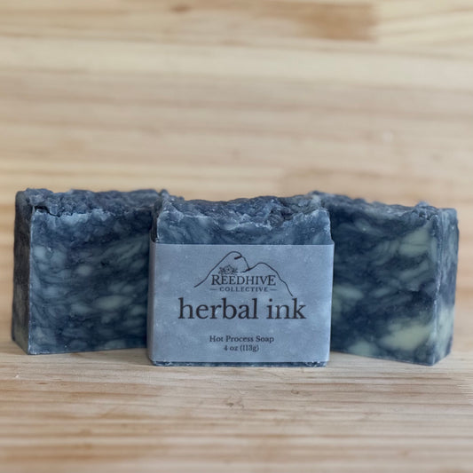 Herbal Ink Hot Process Soap